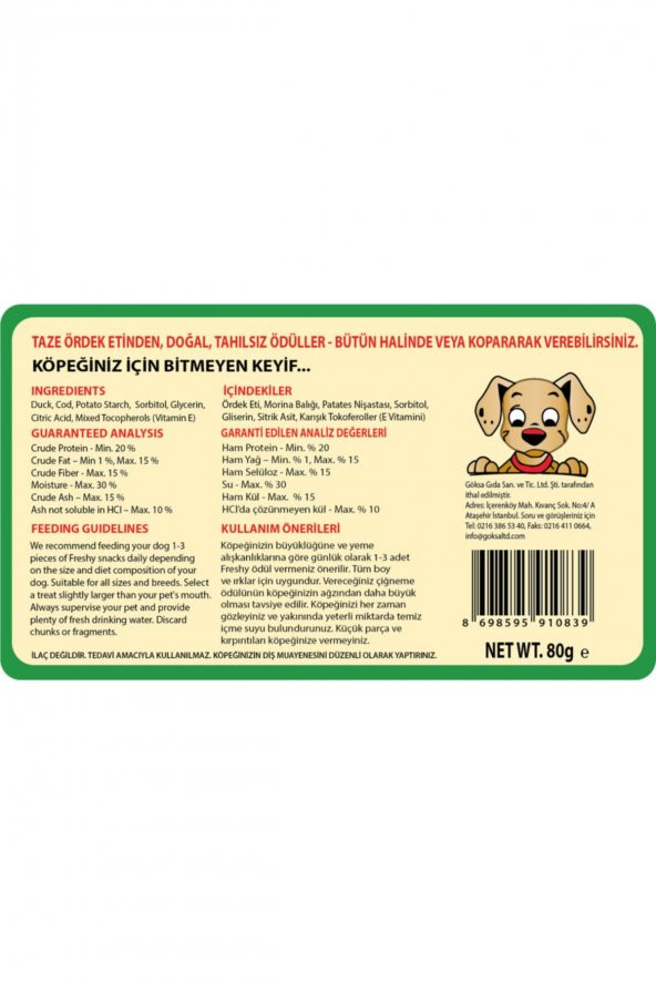 Sandwich Ördekli Ve Morina Balıklı Sanddviç Dilimleri. 80 Gr - Resim 3