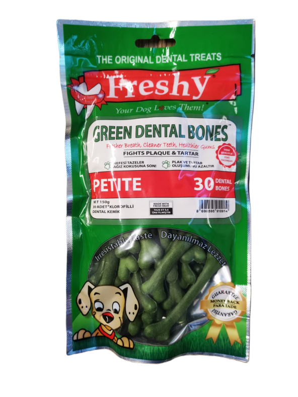 Freshy Green Dental Bones Petite 30lu