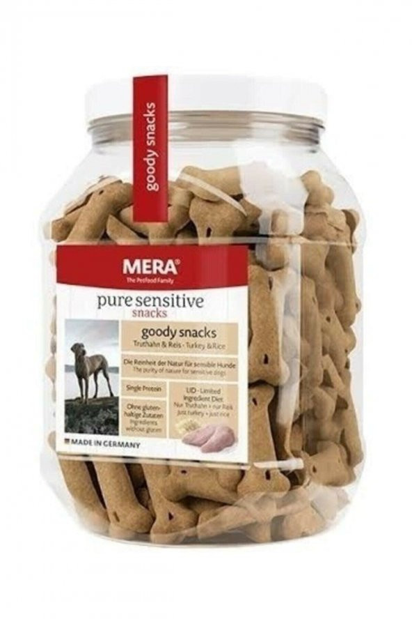 Dog Pure Sensitive Hindi&pirinç Bisküvi 600g