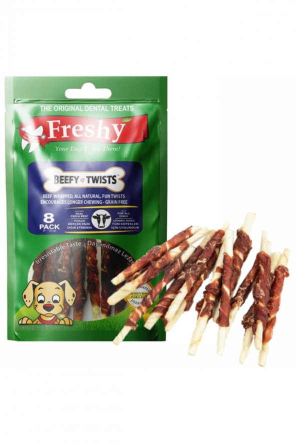 Gerçek Et Kaplı Diş Kaşıma Burgu Kemik X 3 Paket - 2