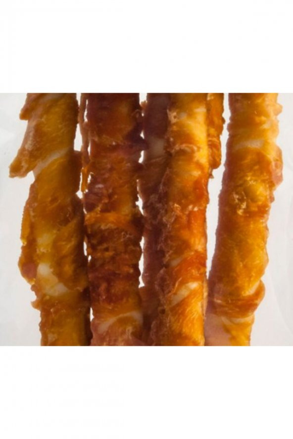 Chicky Twist - 20 Adet Tavuk Etli Burgu Çubuk - 180g - Taze Et Ile Hazırlanmıştır - 2li Set - Resim 2