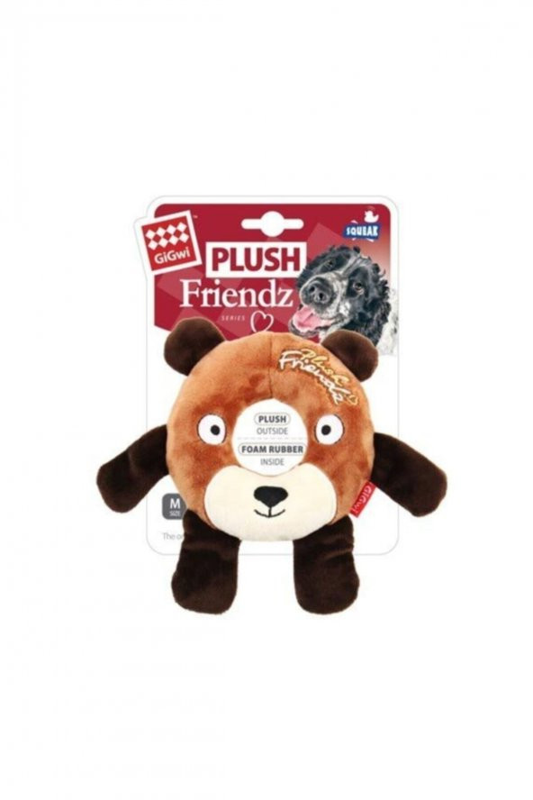 Plush Friendz Simit Ayı Oyuncak Sesli Peluş