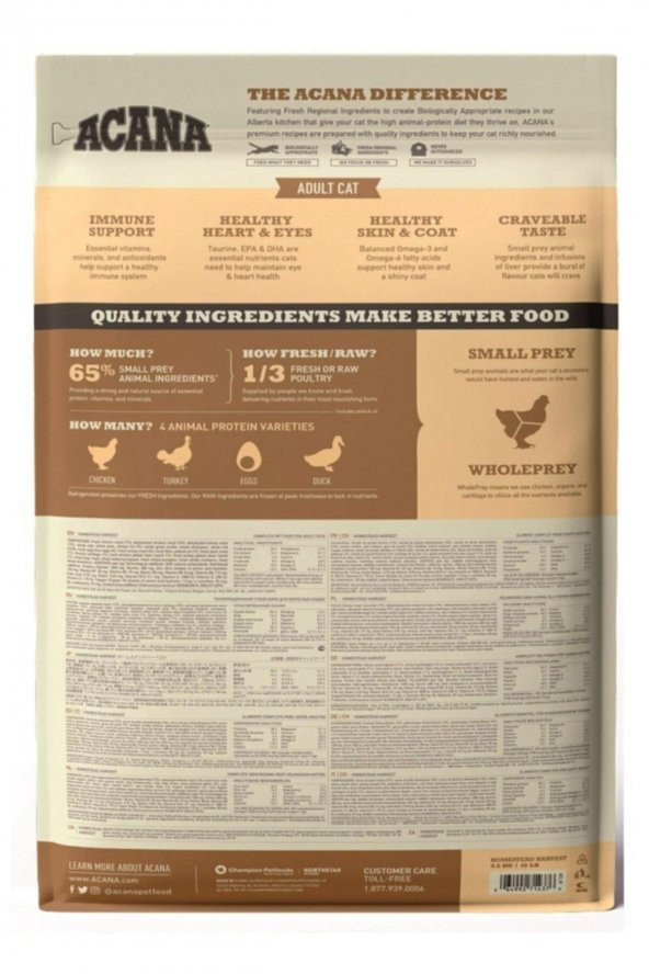 Wild Prairie Kedi Maması 1,8kg - Tüm Irk Ve Yaşam Evreleri Için - Resim 2