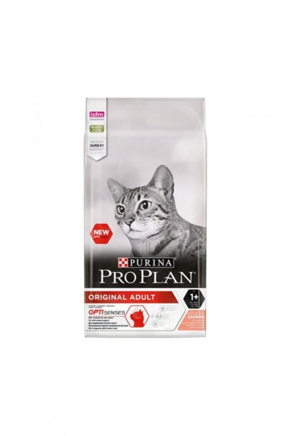 Somonlu ve Pirinçli Yetişkin Kedi Maması 3 kg ürün görseli 1