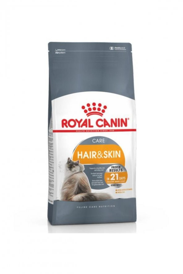 Hair Skin Hassas Tüylü Kediler İçin Kedi Maması 2 Kg