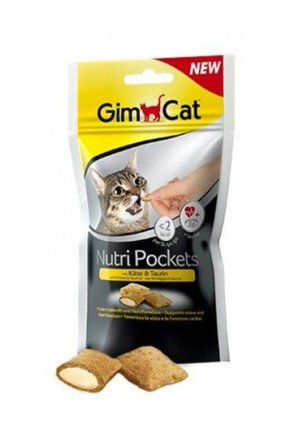 Nutri Pockets Peynirli Taurinli Kedi Ödülü 60Gr.