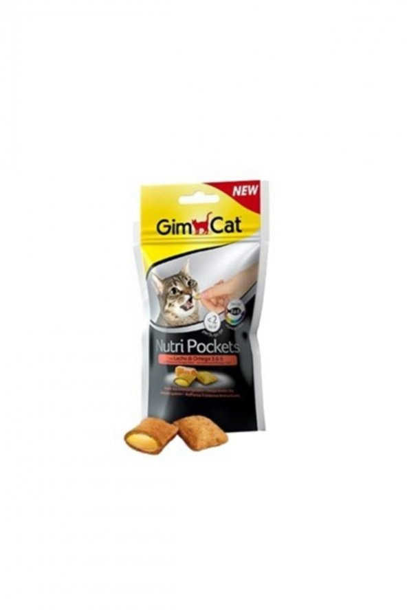 Nutripockets Kedi Ödülü Kedi Somon Balıklı&Omega3&6 60Gr 0730