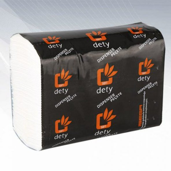 Dety 26x17 Dispenser Peçete Plain Eco 200lü 18 Paket 3600 Adet