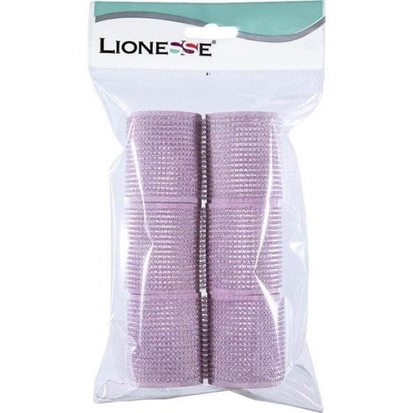Lionesse Bigudi 1113 Süngerli Pembe 6Lı Paket 2 Adet - 2