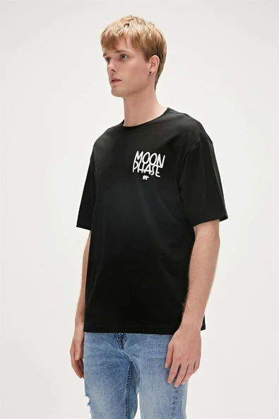 Bad Bear 23.01.07.030-C01 Moon Phase Erkek T-Shirt - 2