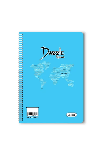 72 yaprak çizgili spiralli defter a4 boy(1 adet ) - 4