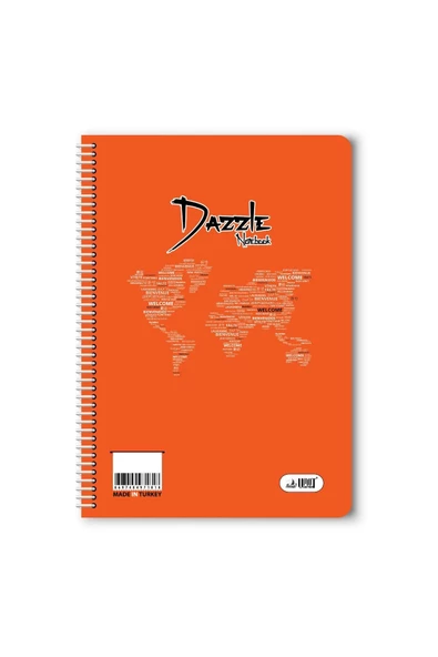 96 yaprak kareli spiralli defter a4 boy(1 adet ) - 5