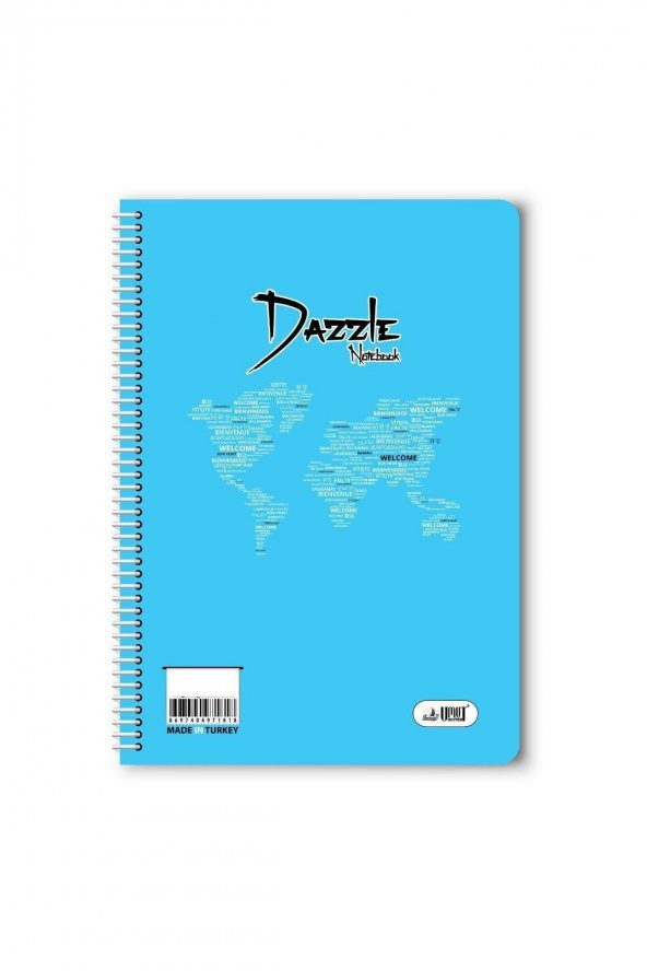 120 yaprak kareli spiralli plastik kapak defter A4 boy - 2