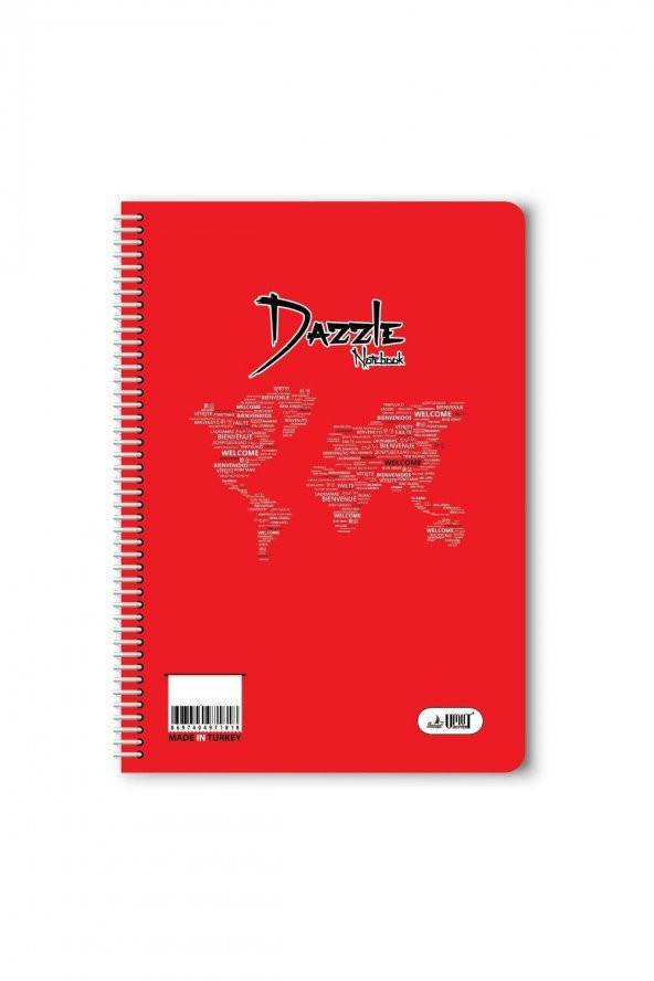 120 yaprak kareli spiralli plastik kapak defter A4 boy - 6