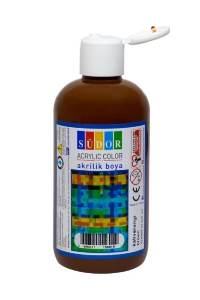 Akrilik Boya 250 Ml Vermiyon Kırmızı Şişede - 8