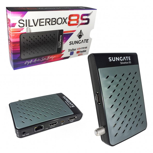 Sungate Silverbox 8S Full HD Mini IP TV Uydu Alıcısı