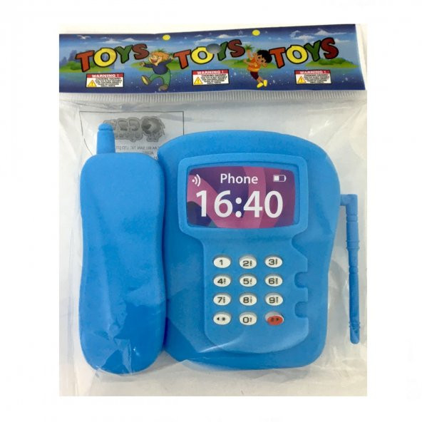 Poşetli Işıklı Sesli Oyuncak Telefon - 10