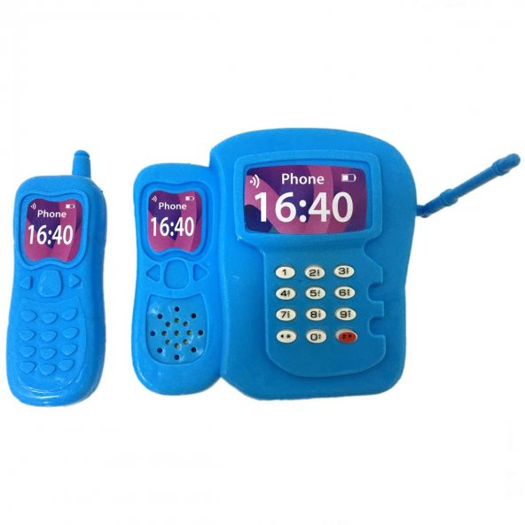Poşetli Işıklı Sesli Oyuncak Telefon - 7