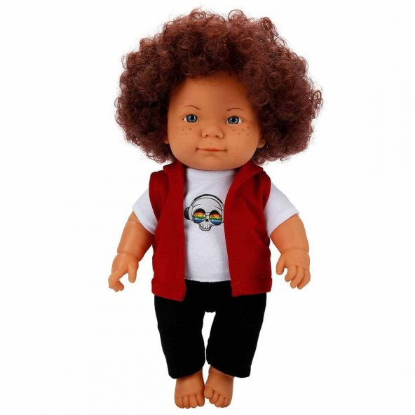 Kıvırcık Saçlı Curly Bebek 35 cm - 9