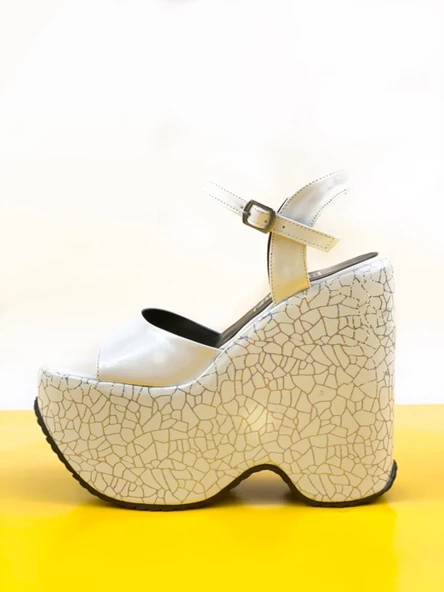 Basskan Foor Nut Yüksek Taban Platform Sabdalet - Resim 2