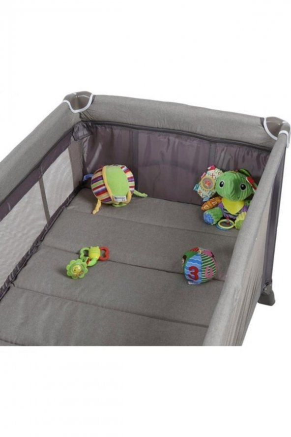 Prego Arizona Oyun Parkı Bebek Park Yatak 70x110 Bej + Yatak 8035 - 3