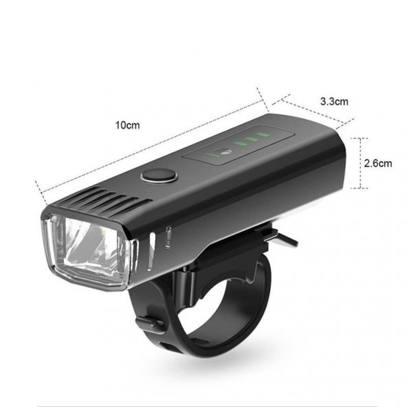 Schulzz Eos LED 1500 Mah Su Geçirmez Far Bisiklet Feneri - 5