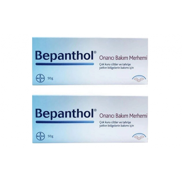 Bepanthol Derma Onarıcı Bakım Merhemi 50 gr 2 Adet