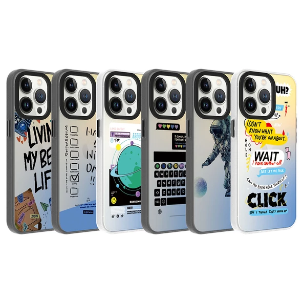 Apple iPhone 13 Pro Kılıf Desenli Zore Dragon Sert Kılıf - 8