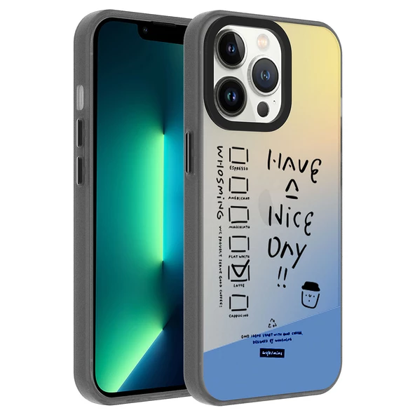 Apple iPhone 13 Pro Kılıf Desenli Zore Dragon Sert Kılıf - 2