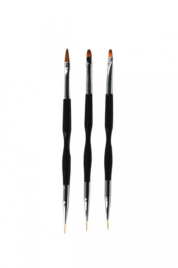 Tırnak Süsleme Fırçası, Nail Art Fırça, Tırnak Desen Fırçası Seti No:2185