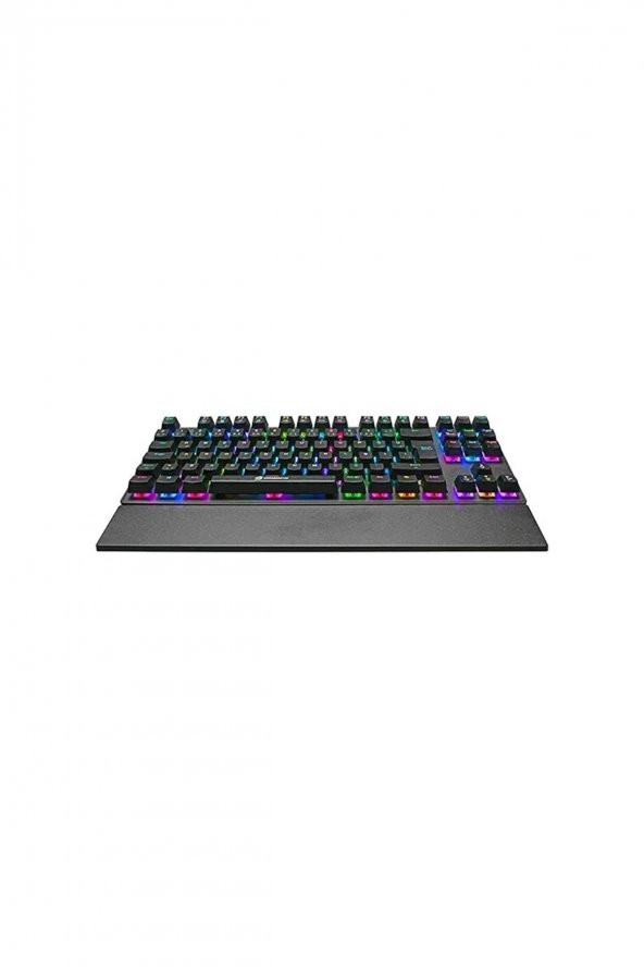 KLV-GAMEBOOSTER GM10B TACTIC RGB BİLEKLİKLİ 88 TUŞ MEKANİK OYUNCU KLAVYESİ