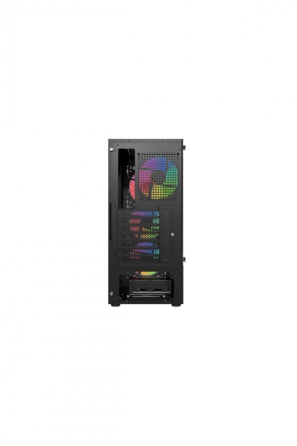 KAS-ZOKO OZZY 4x12 CM ARGB FANLI TEMPERLİ CAM MESH PANEL OYUNCU KASASI - 4
