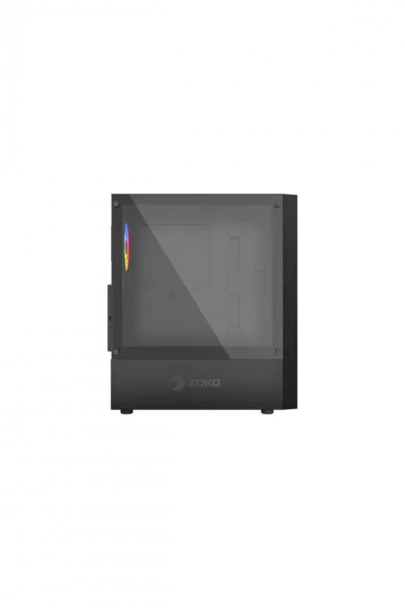 KAS-ZOKO OZZY 4x12 CM ARGB FANLI TEMPERLİ CAM MESH PANEL OYUNCU KASASI - 5