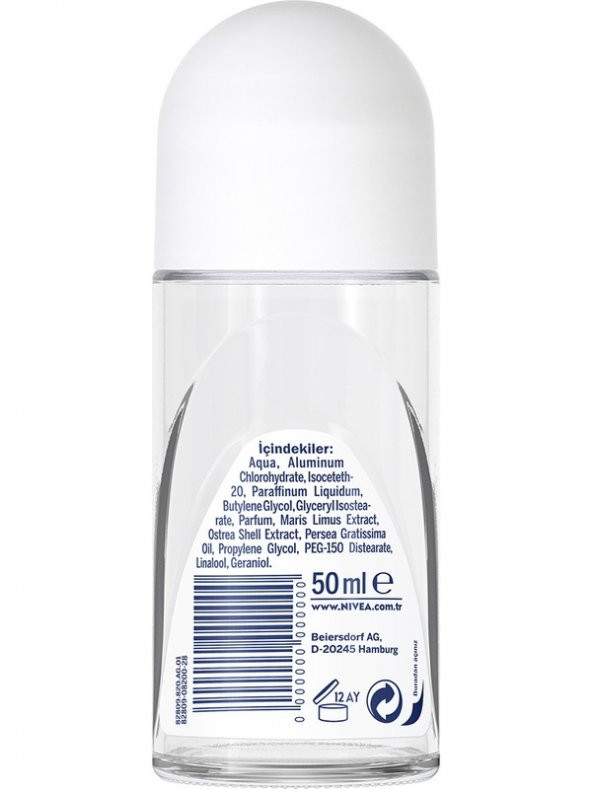 NIVEA Kadın Roll On Deodorant Fresh Natural Ter ve Ter Kokusuna Karşı 48 Saat Deodorant Koruması 50ml - 4