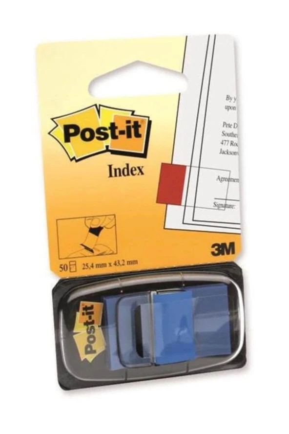 Post-it İndeks 50 Li İşaret Bandi Mavi 50 yaprak