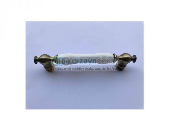 128 Mm. Kayı Porselen Antik Bronz