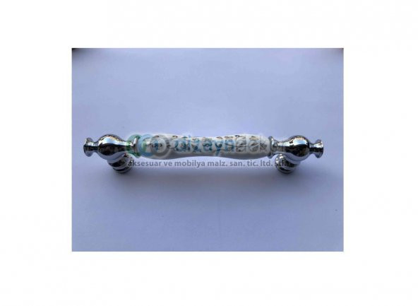 160 Mm. Kayı Porselen Krom Desenli
