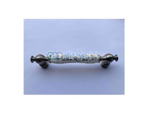128 Mm. Kayı Porselen Antik Gümüş Desenli