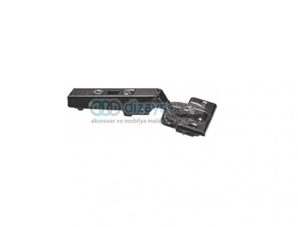 Blum Onyx Siyah Frenli Düz Menteşe 75b1550 + 174h7100e