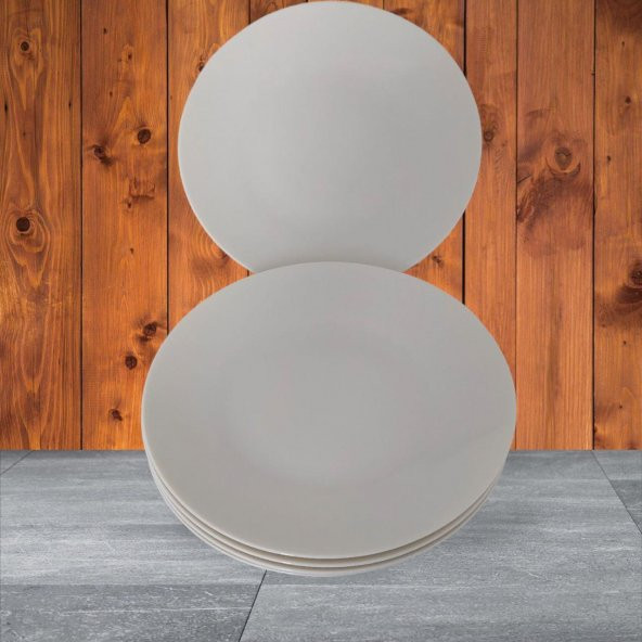 Güral Porselen Atina Fine Bone 6 lı Servis Tabağı Takımı, 25 cm - 4