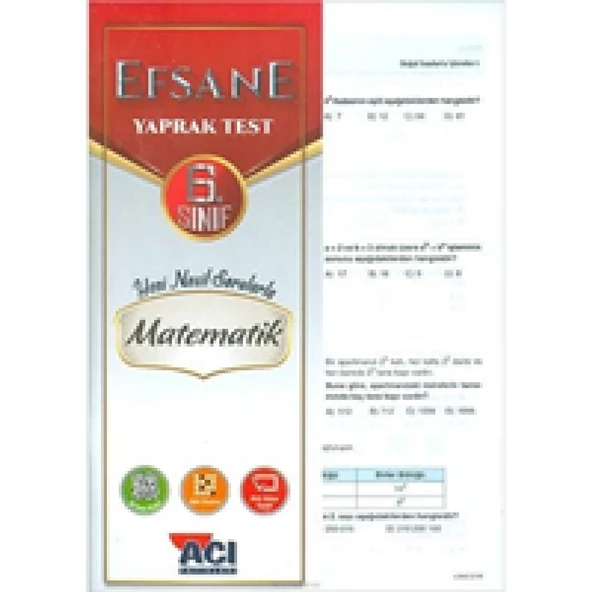 6. Sınıf Matematik Yaprak Test