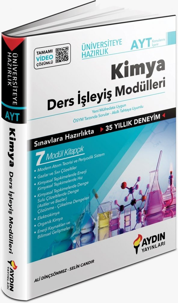 Üniversiteye Hazırlık AYT Kimya Ders İşleyiş Modülleri - Aydın Yayınları