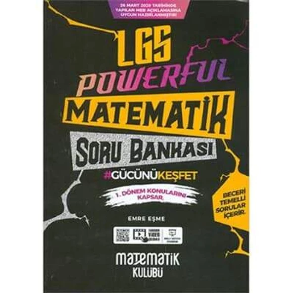 Lgs Powerful 1. Dönem Matematik Soru Bankası Matematik Kulübü