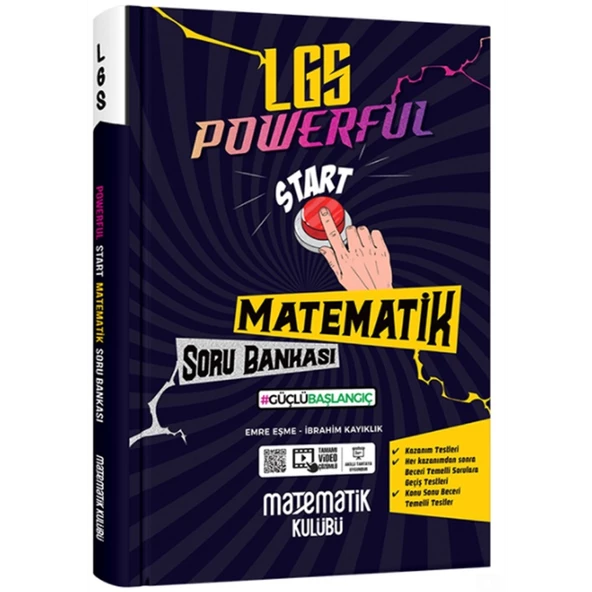 LGS Powerful Start Matematik Soru Bankası Matematik Kulübü Yayınları