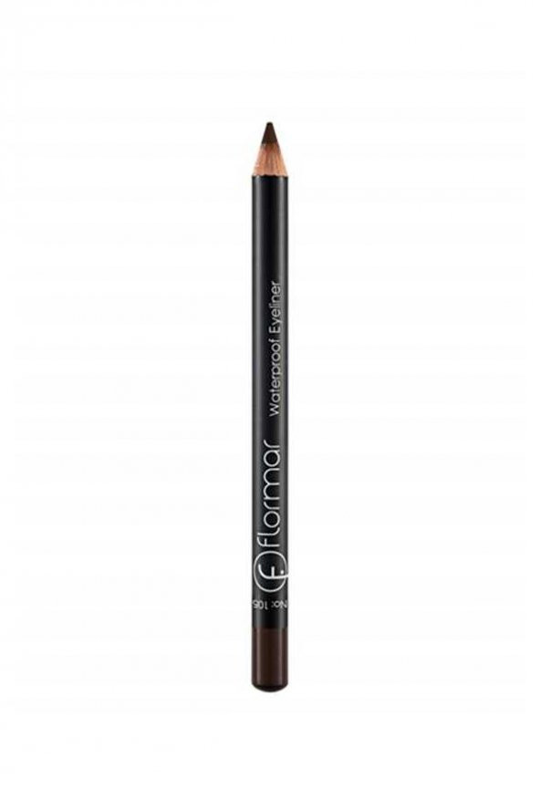 Flormar Waterproof Eyeliner Göz Kalemi - 105 Warm Brown - 4