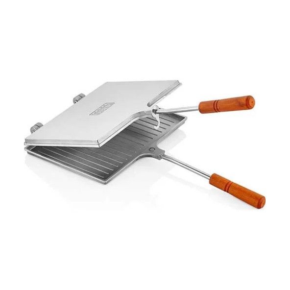 Ocak Üstü Sade El Tost Makinesi Ekmek Kızartma - Resim 3