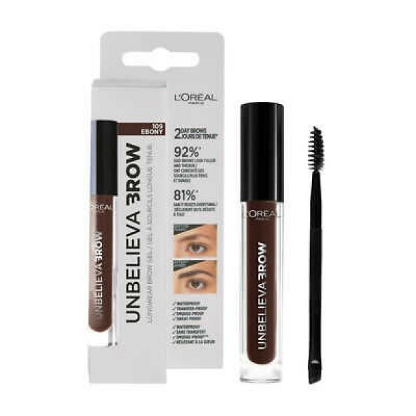 Loreal Paris Unbelieva Brow Uzun Süre Kalıcı Kaş Jeli 109 Ebony