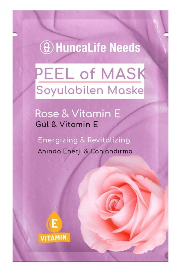 Huncalife  Needs Gül Ve Vitamin E Yüz Maskesi 10 ml 8690973720603