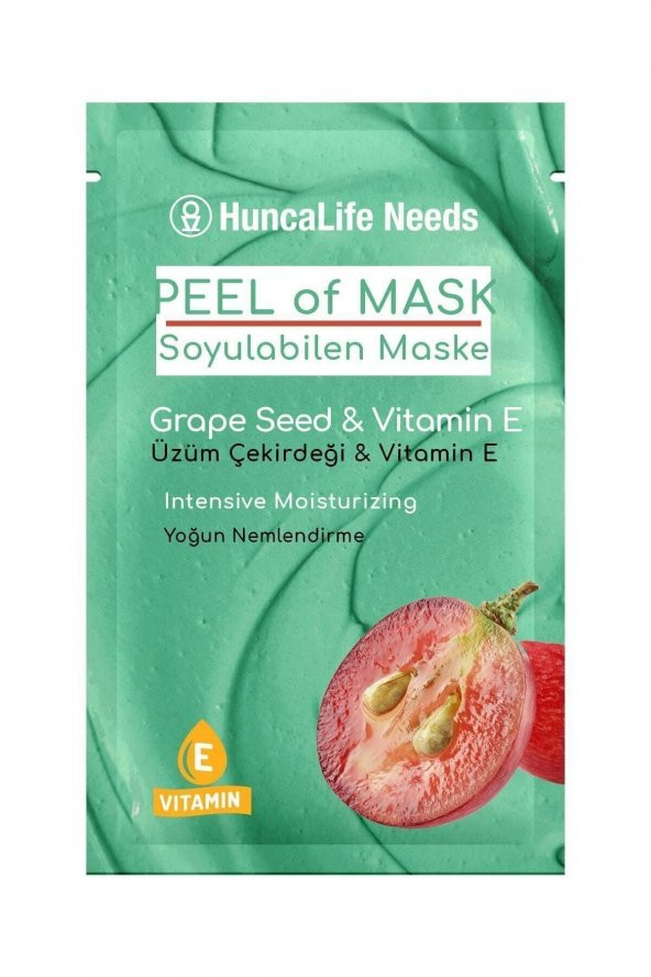 Huncalife  Needs Üzüm Çekirdeği Ve Vitamin E Yüz Maskesi 10 ml 8690973720597