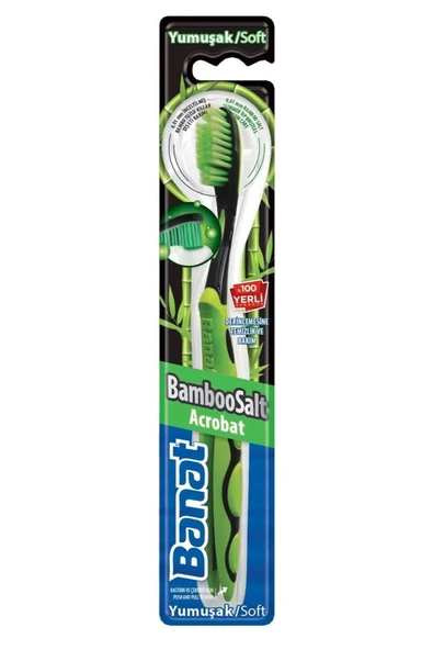 Banat  Acrobat Bamboo Salt Diş Fırçası Yumuşak / Soft